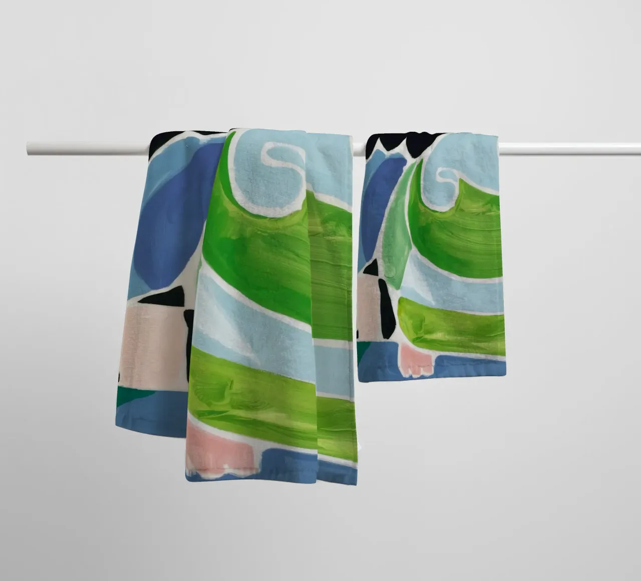 Reclining Fluid Form towel by Lunar Templar