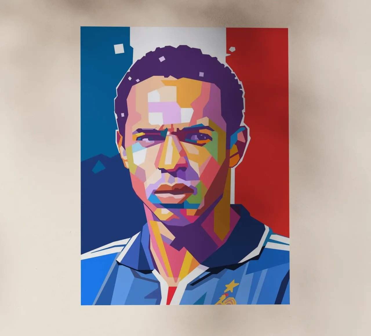 Thierry Henry, giocatore di calcio simbolo pellicola backlit da Hantamrata