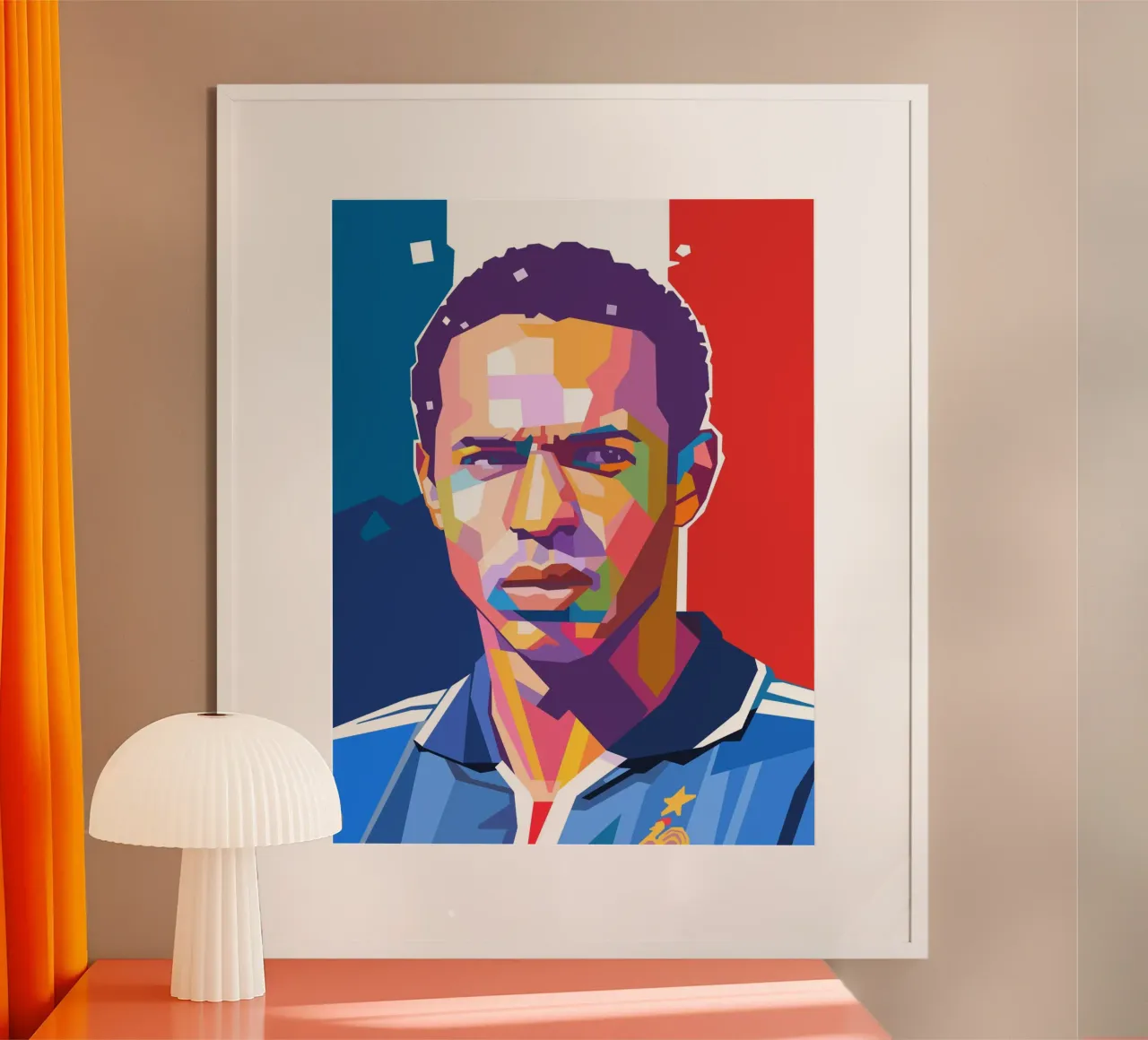 Thierry Henry iconic football player poster by Hantamrata
