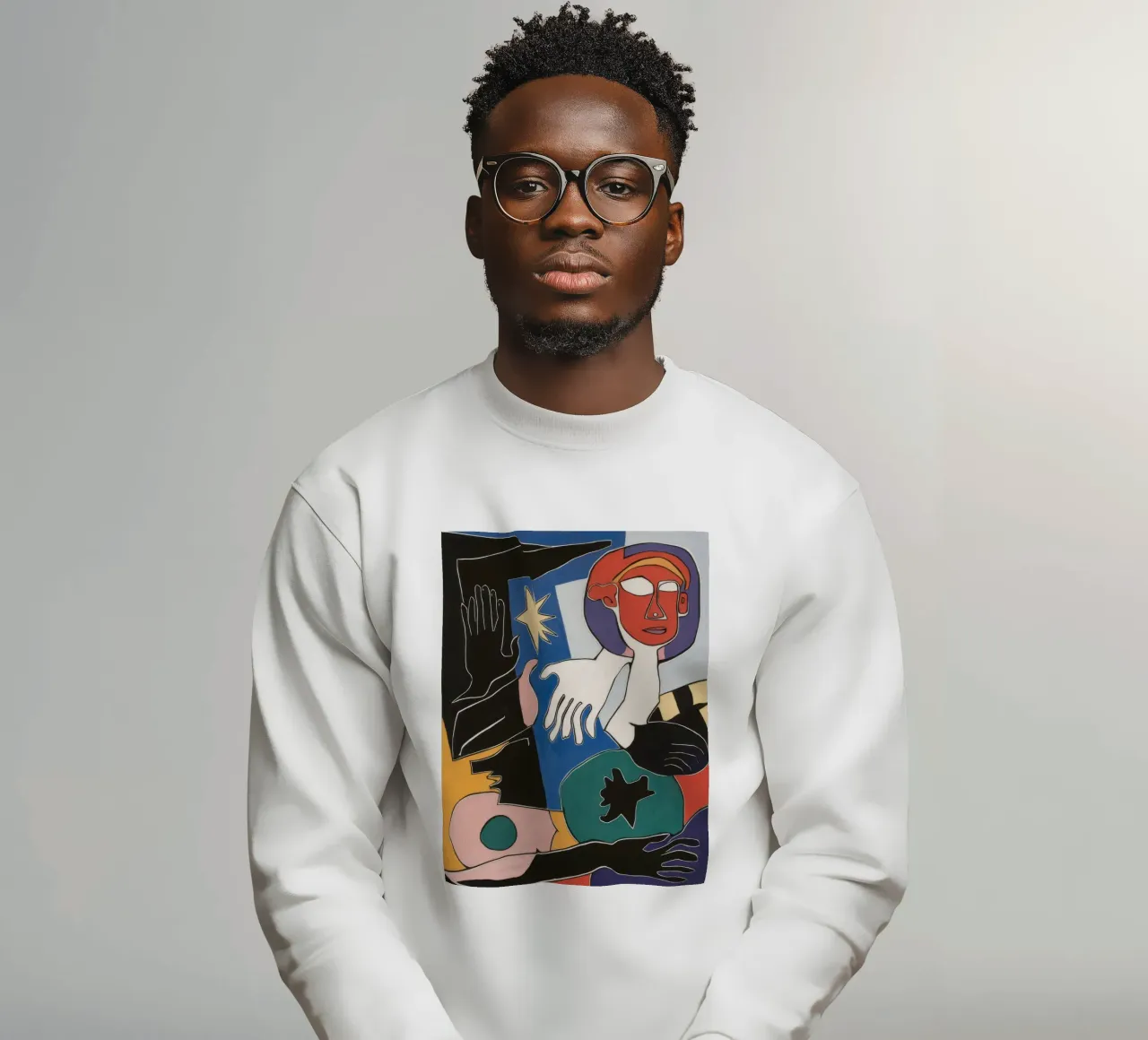 Forme sovrapposte in grassetto felpa da Lunar Templar