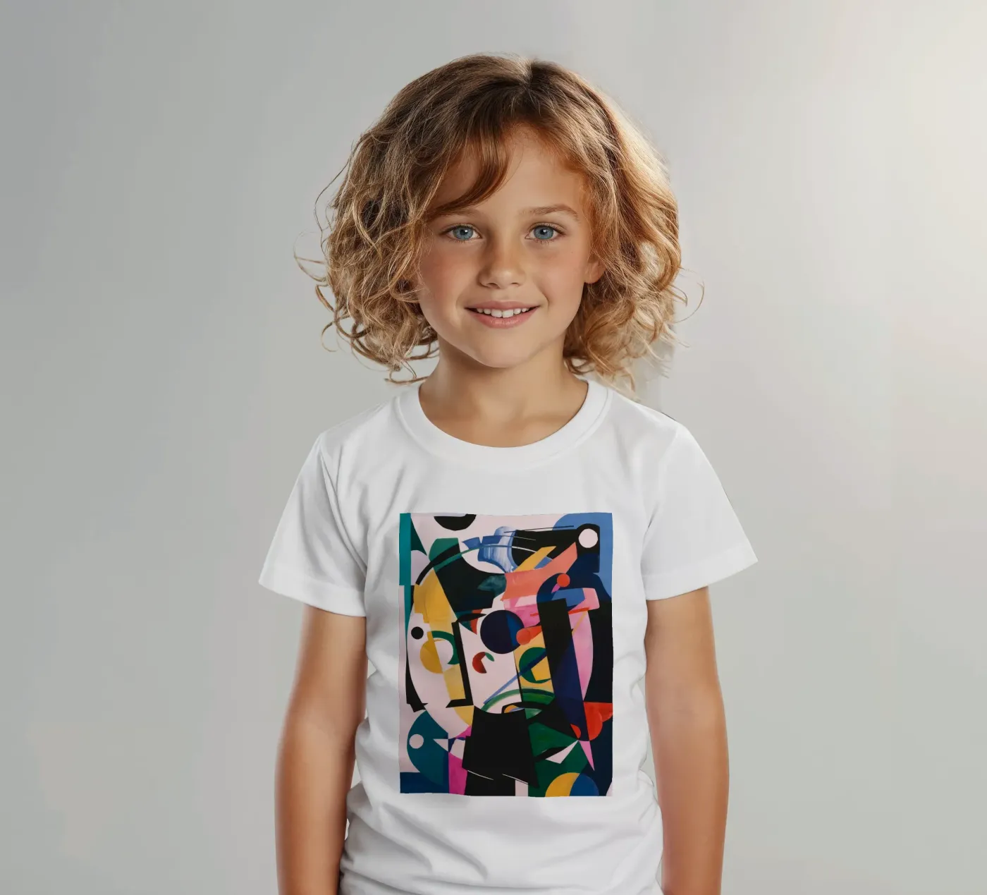 Complex Geometric Layers kinder t-shirt van Lunar Templar