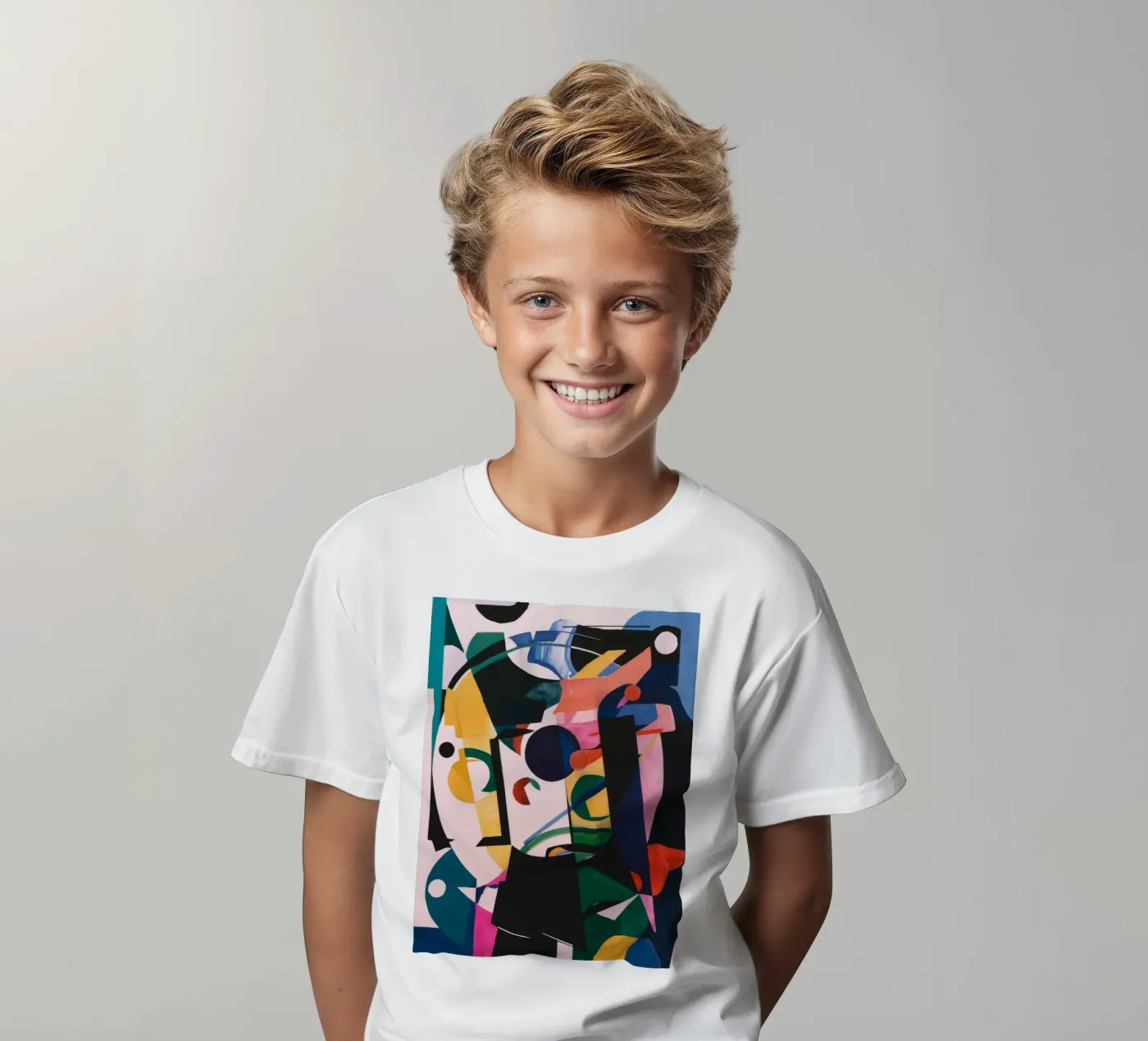 Complex Geometric Layers kinder t-shirt van Lunar Templar