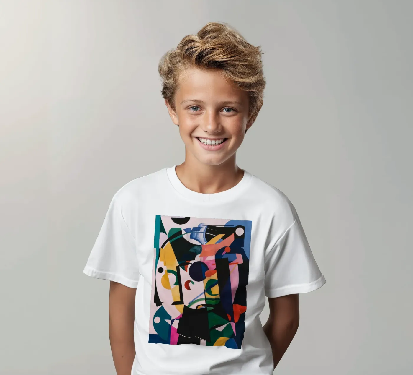 Complex Geometric Layers kinder t-shirt van Lunar Templar