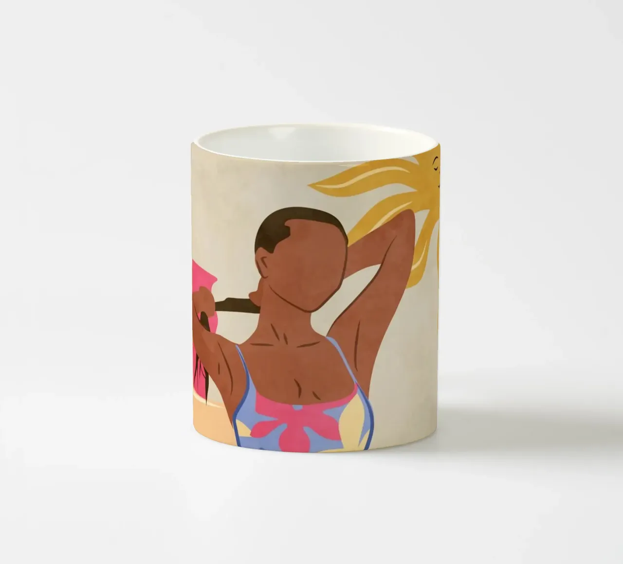 Sotto il sole che sorride tazza in ceramica da Kintsugi99