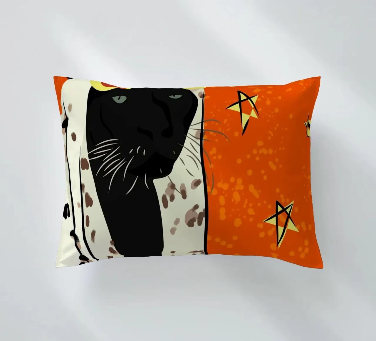 Pantera in stile cuscino da Kintsugi99