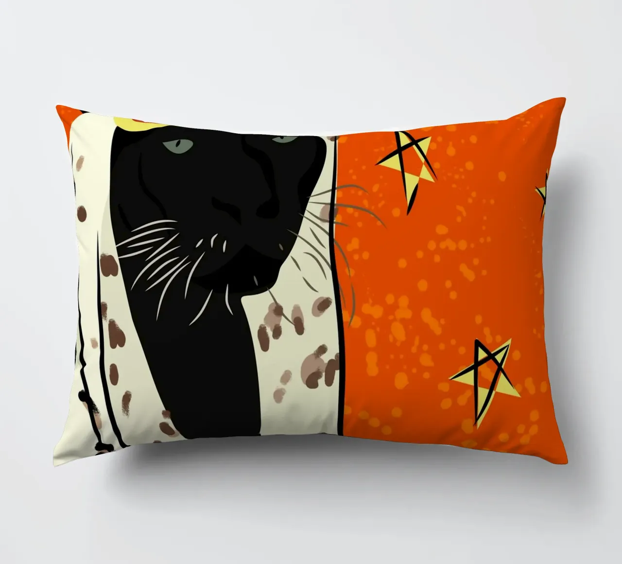 Pantera in stile cuscino da Kintsugi99