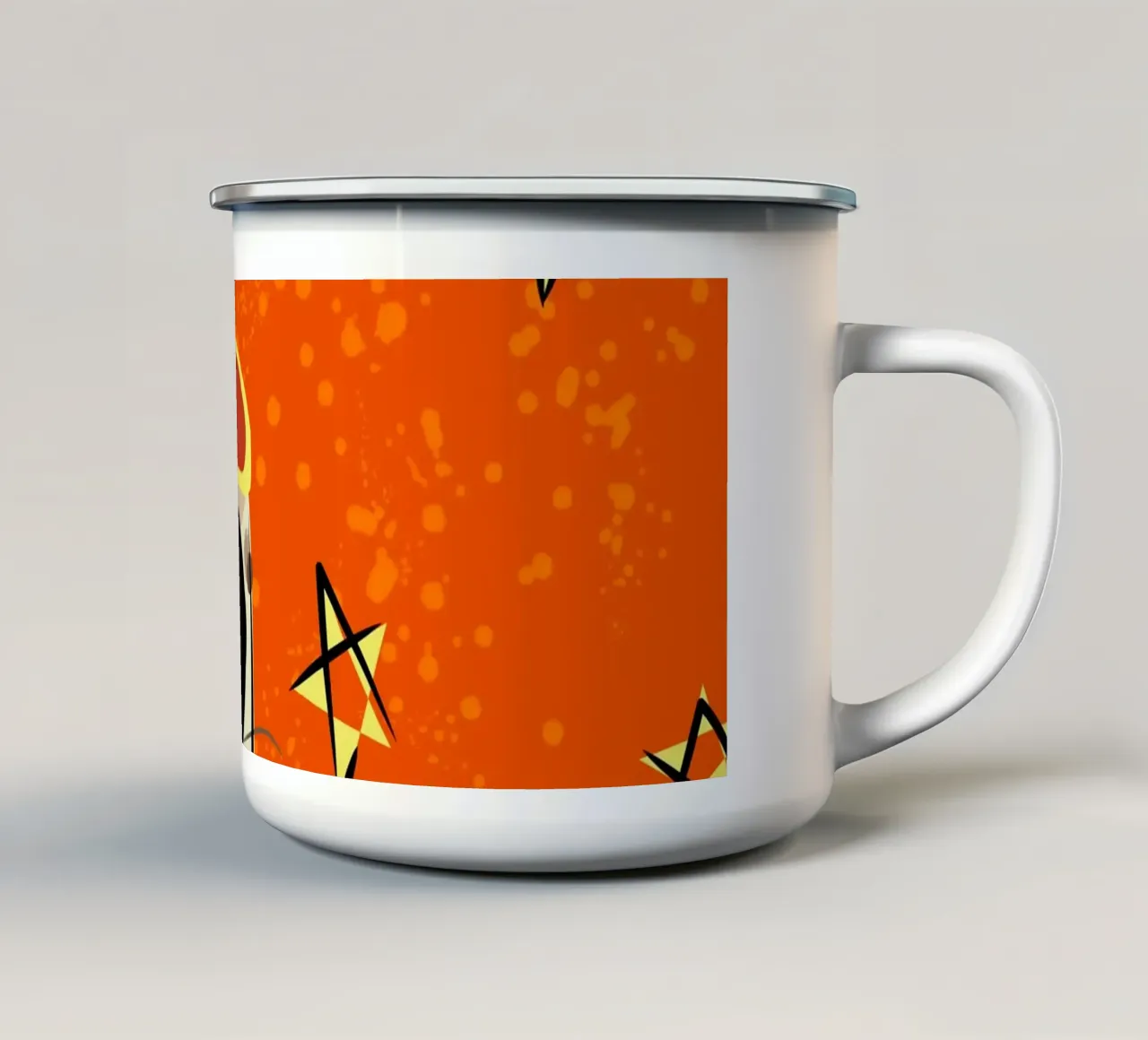 Pantera in stile tazza in smalto da Kintsugi99