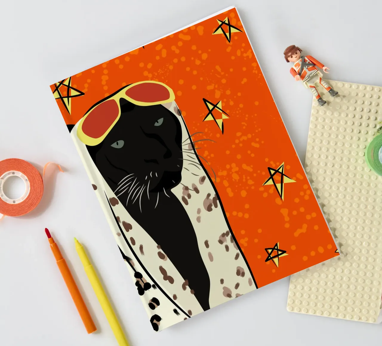 Panther in Style notebook by Kintsugi99
