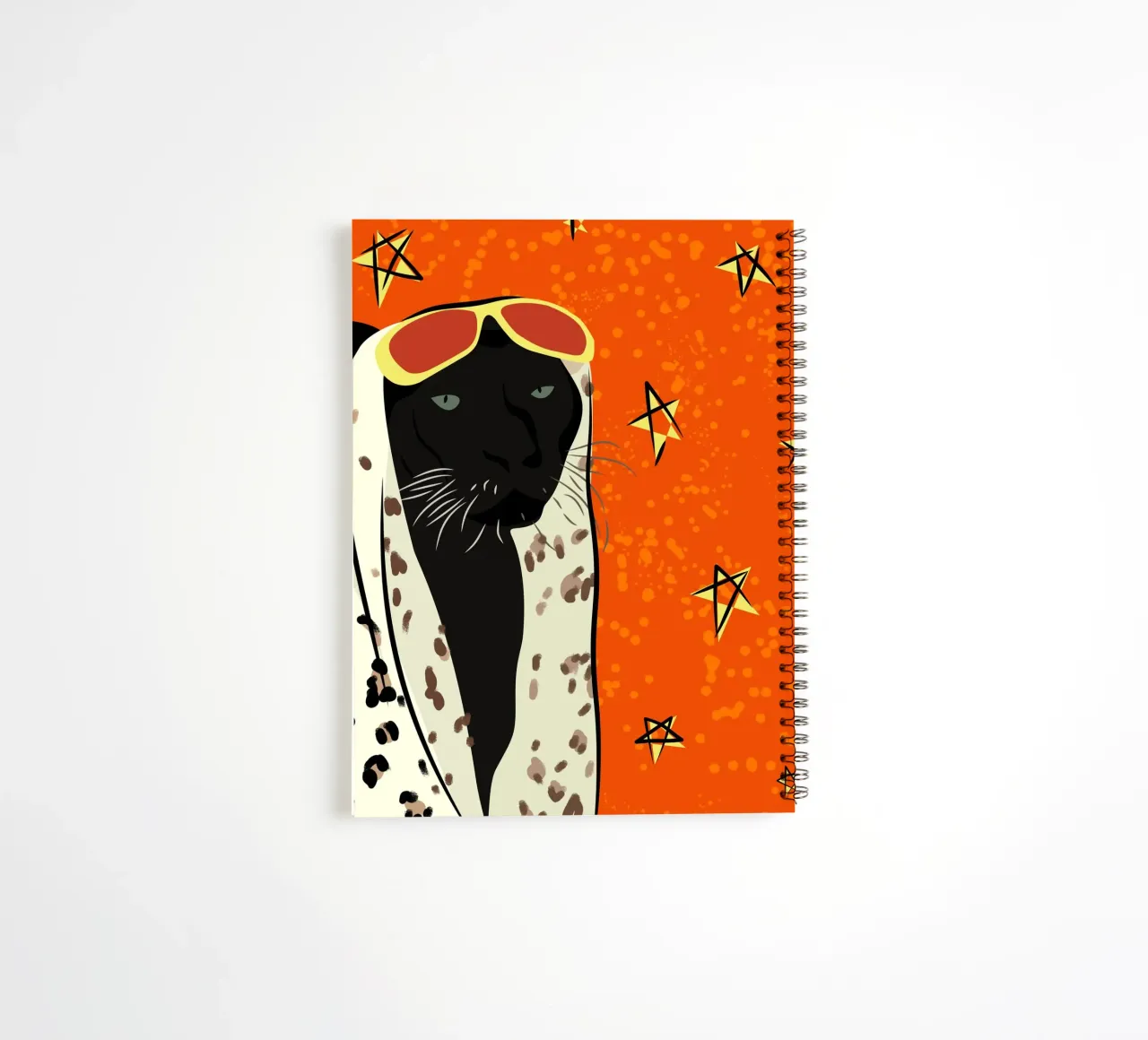 Panther in Style spiral notebook by Kintsugi99