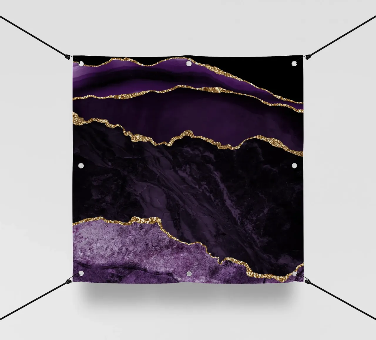 Agata viola e oro Texture 02 telo in pvc da Gemstone Textures
