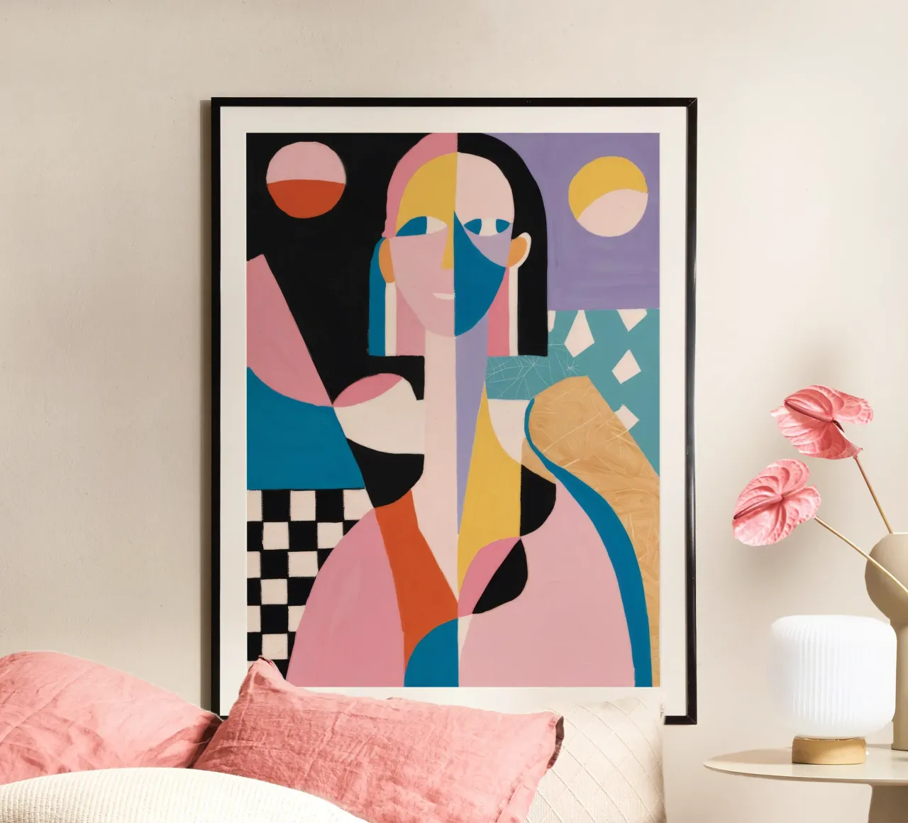 Elongated Geometric Figure poster by Lunar Templar