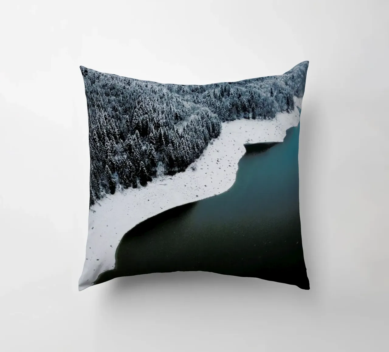 Snowy Banks cuscino da METROPOLIS