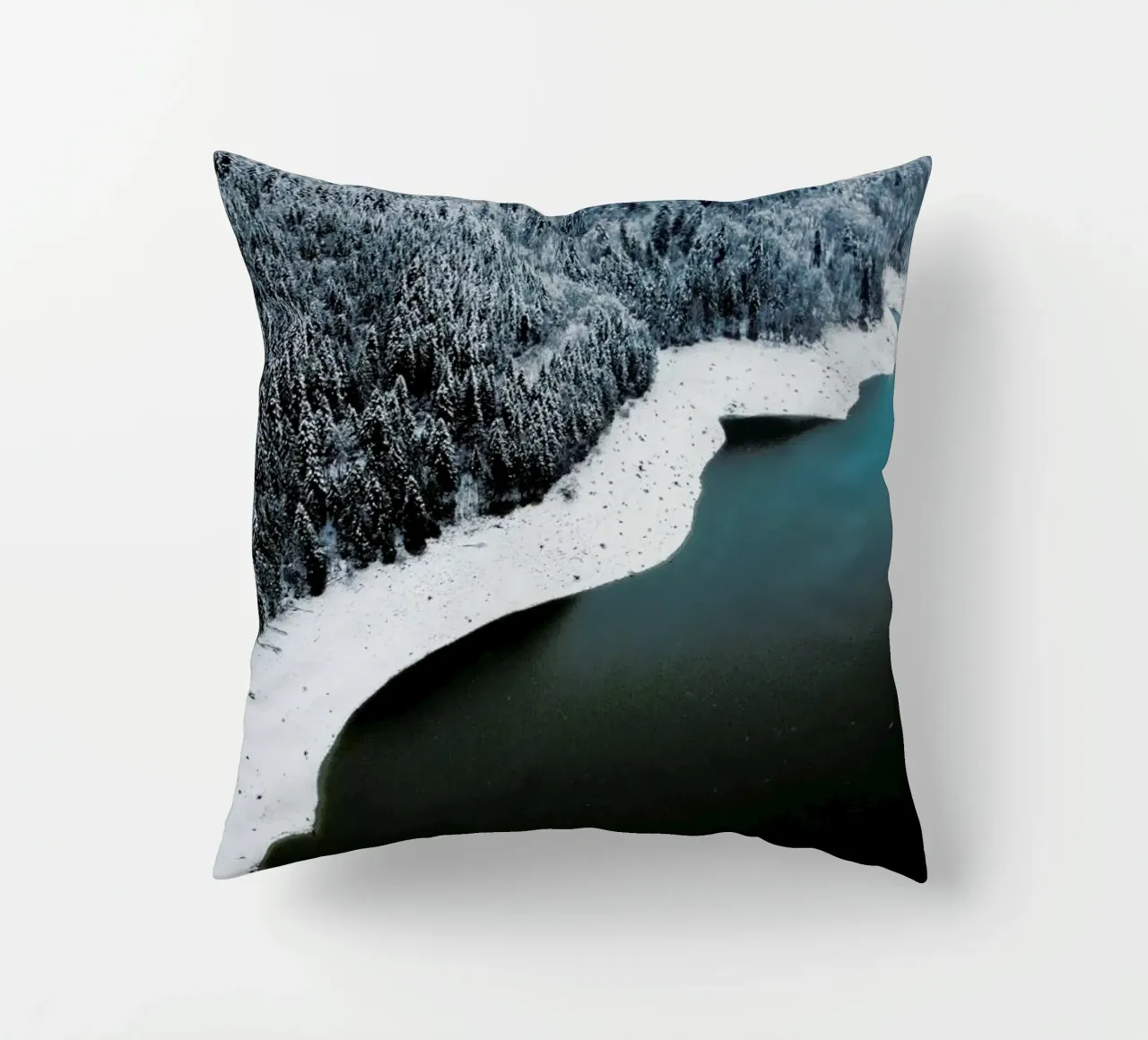 Snowy Banks cuscino da METROPOLIS