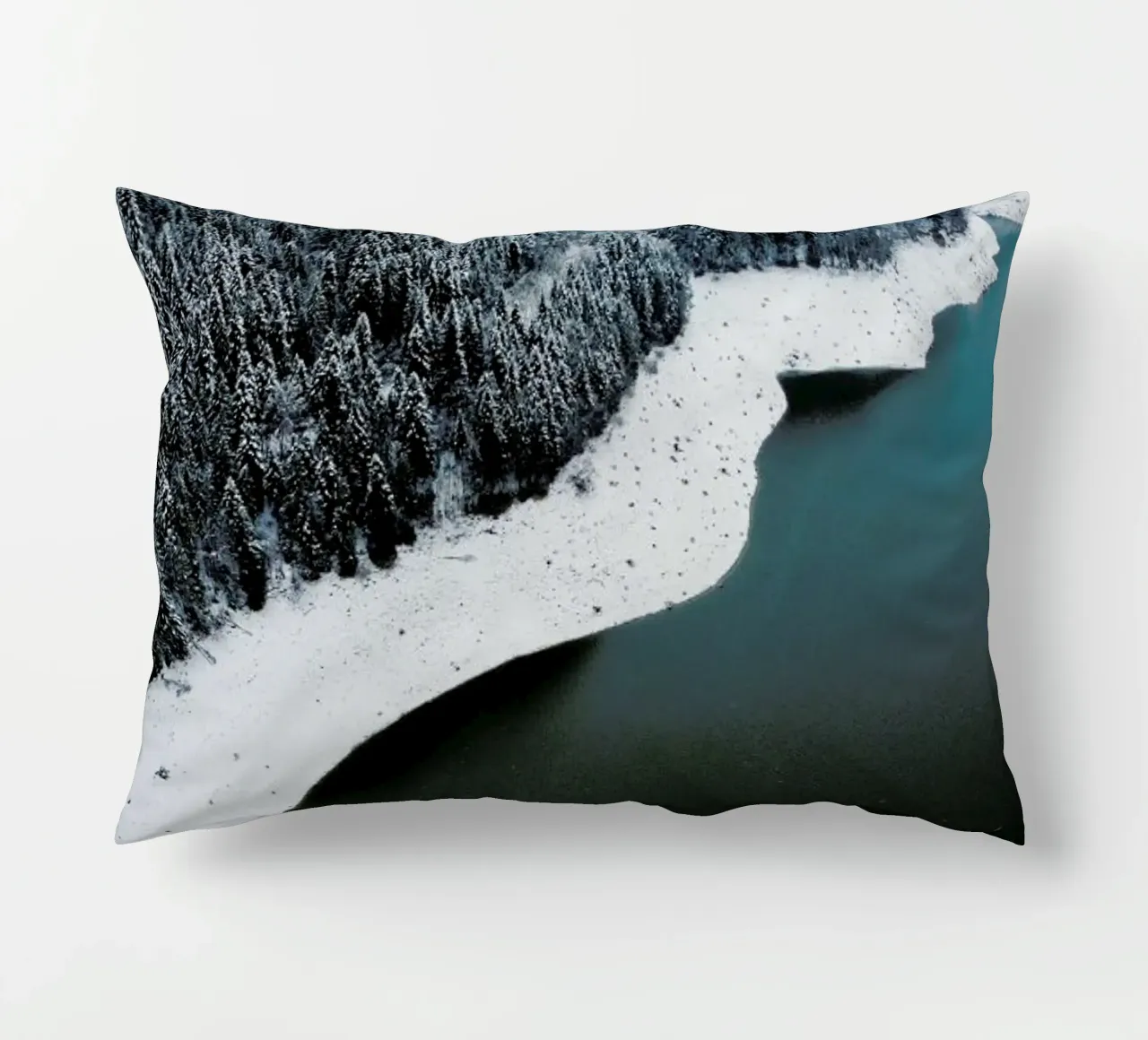 Snowy Banks cuscino da METROPOLIS