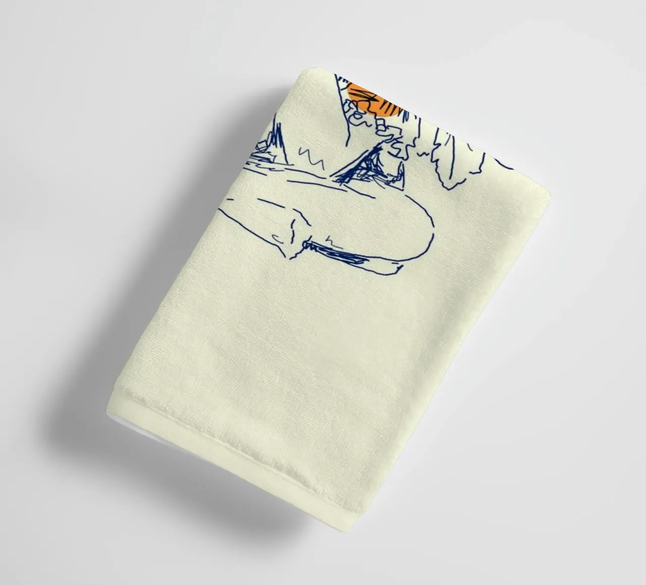 Dreaming in Silence asciugamano da bagno da Indigo Rain