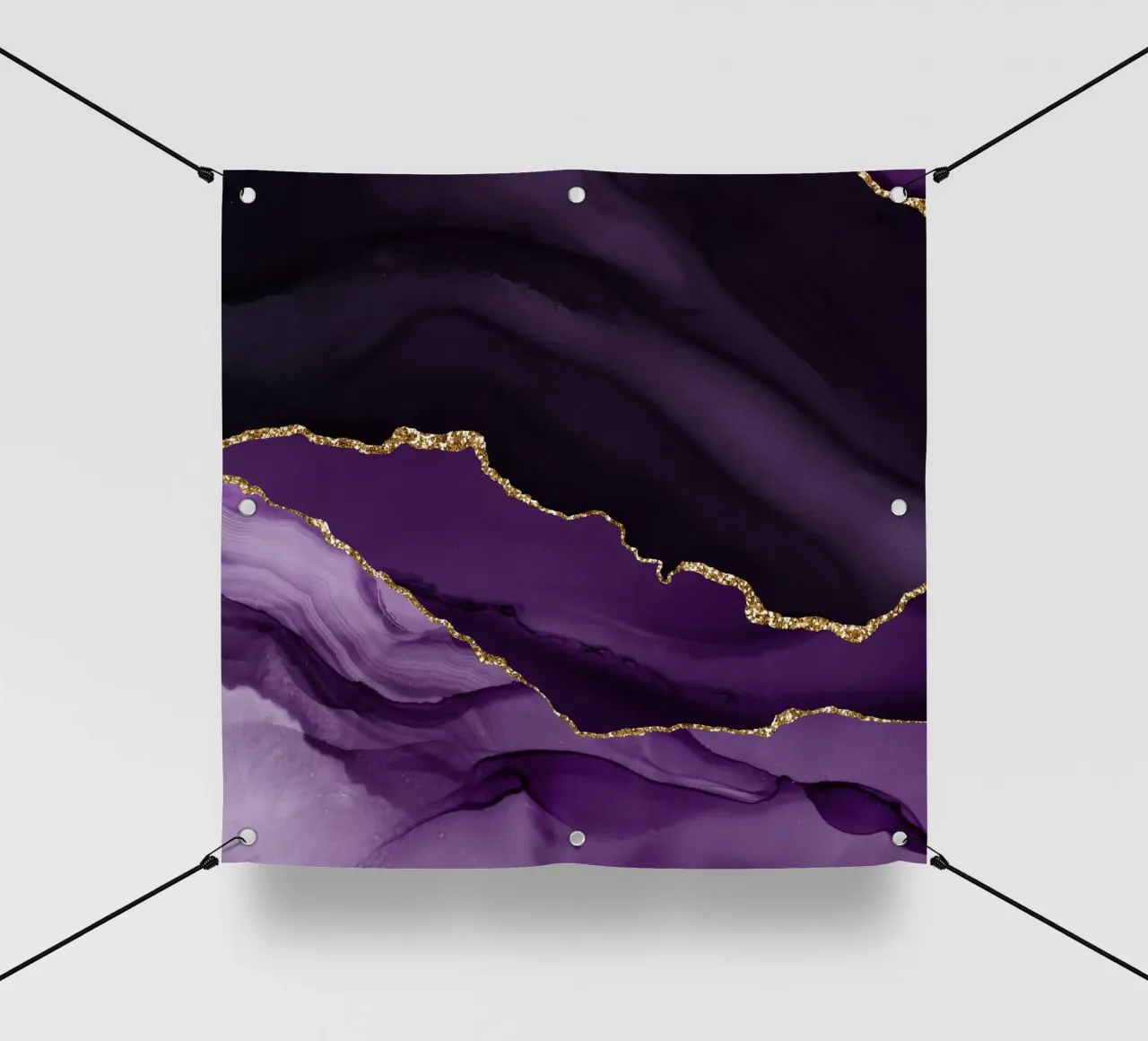 Agata viola e oro Texture 12 telo in pvc da Gemstone Textures