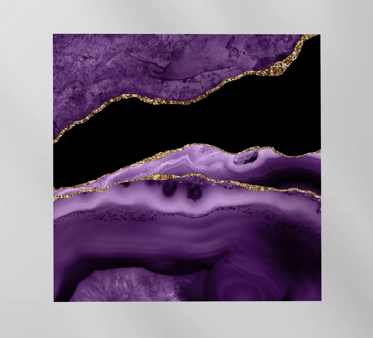 Agata viola e oro Texture 13 pellicola backlit da Gemstone Textures