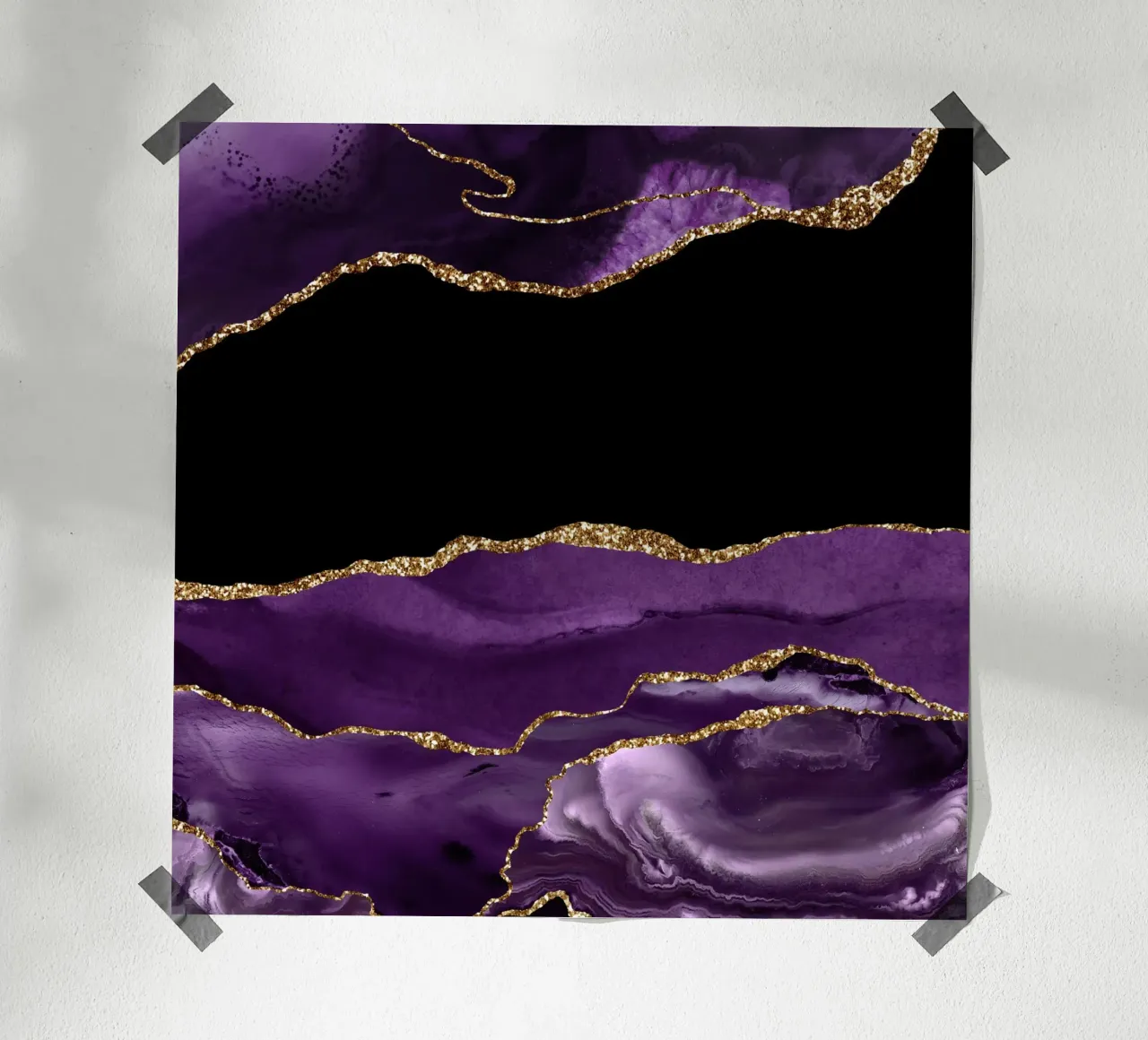 Agata viola e oro Texture 15 carta hahnemühle da Gemstone Textures