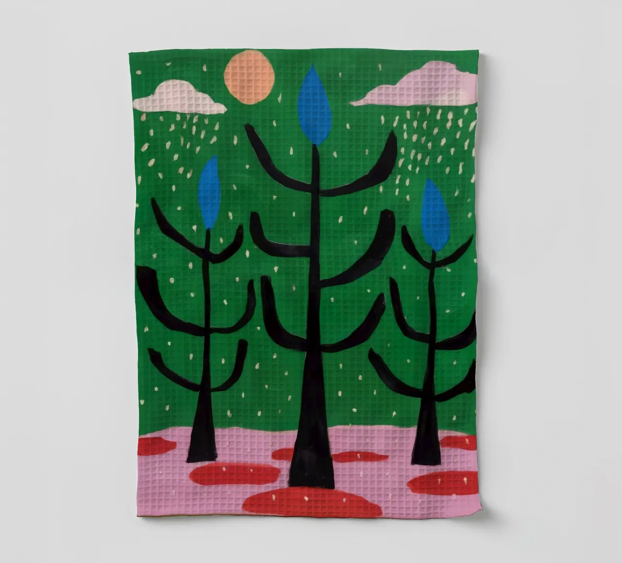 Alberi simmetrici stilizzati canovaccio da cucina da Lunar Templar