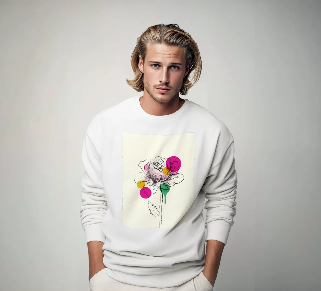 Petals in Line felpa da Indigo Rain