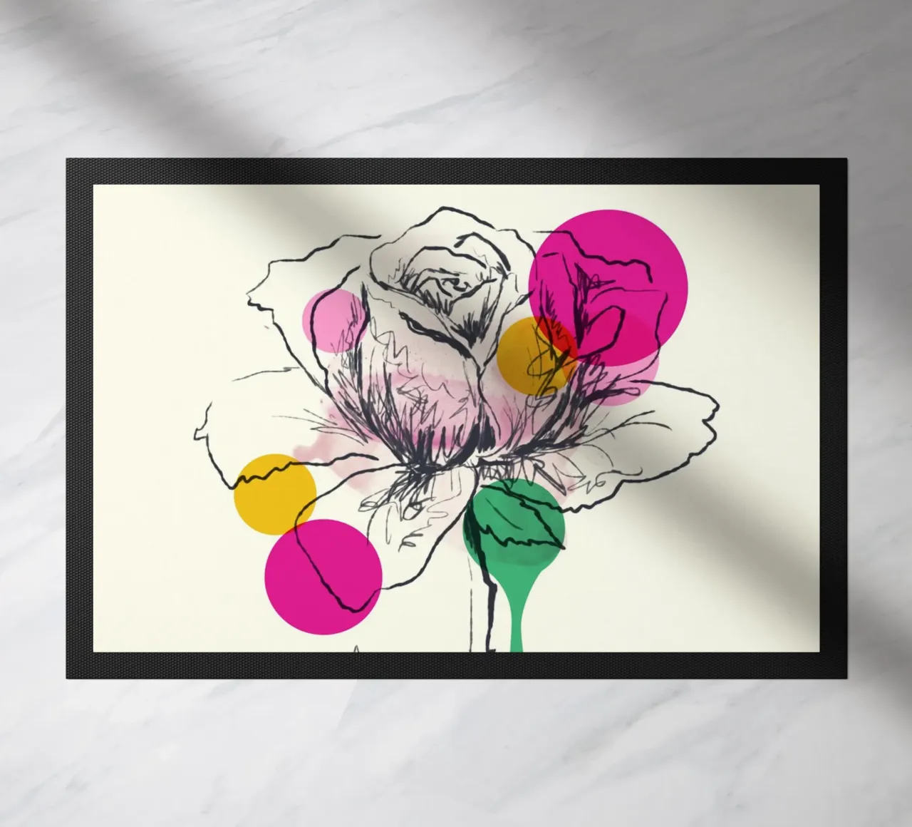 Petals in Line zerbino da Indigo Rain