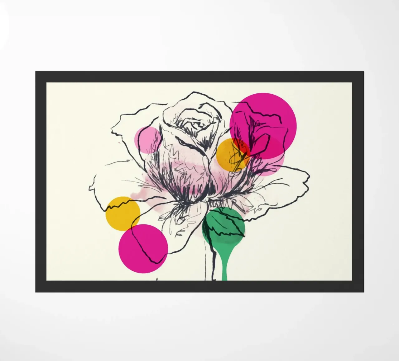 Petals in Line zerbino da Indigo Rain