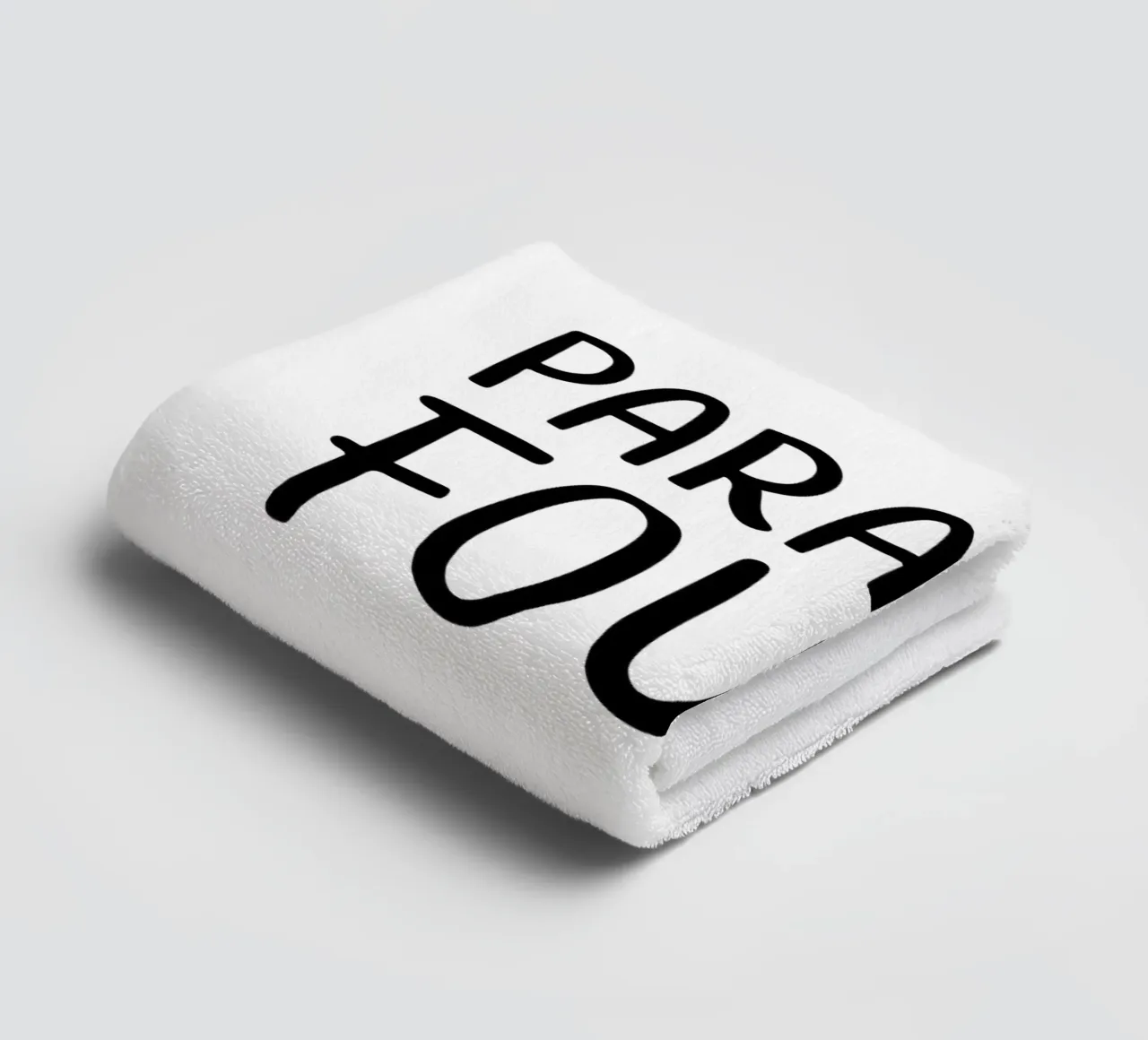 Paradise Found | Mindfulness Typographie Schwarzweiß asciugamano da bagno da Kathrin Woo Design