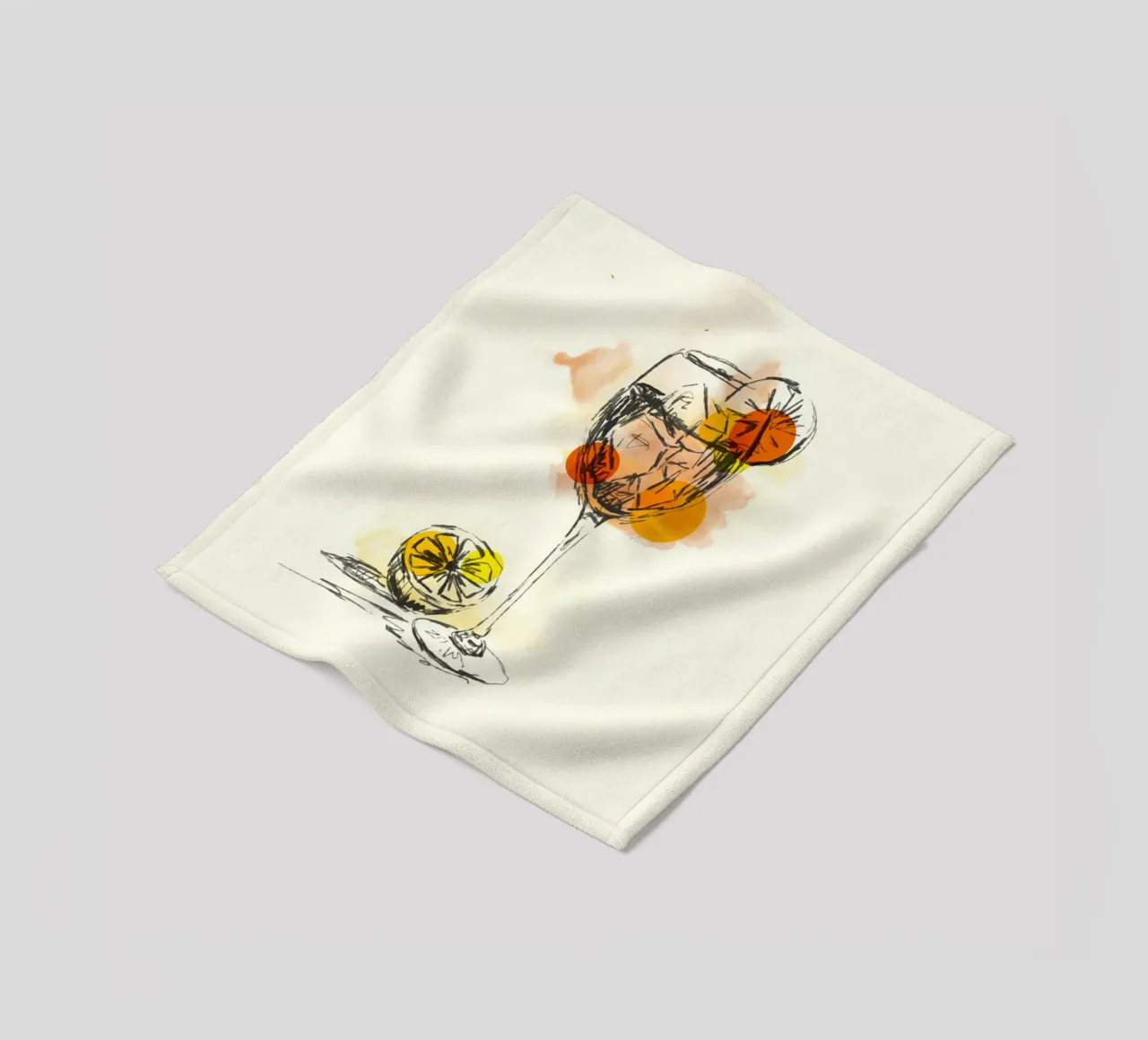 Aperitivo Vibes coperta in pile da Indigo Rain