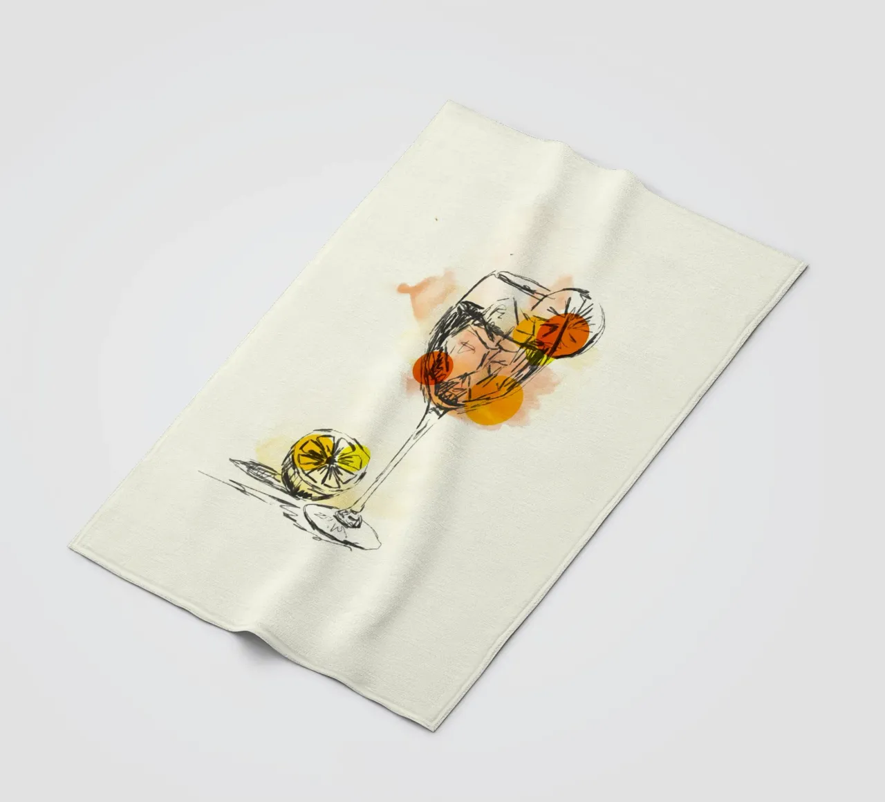 Aperitivo Vibes coperta in pile da Indigo Rain