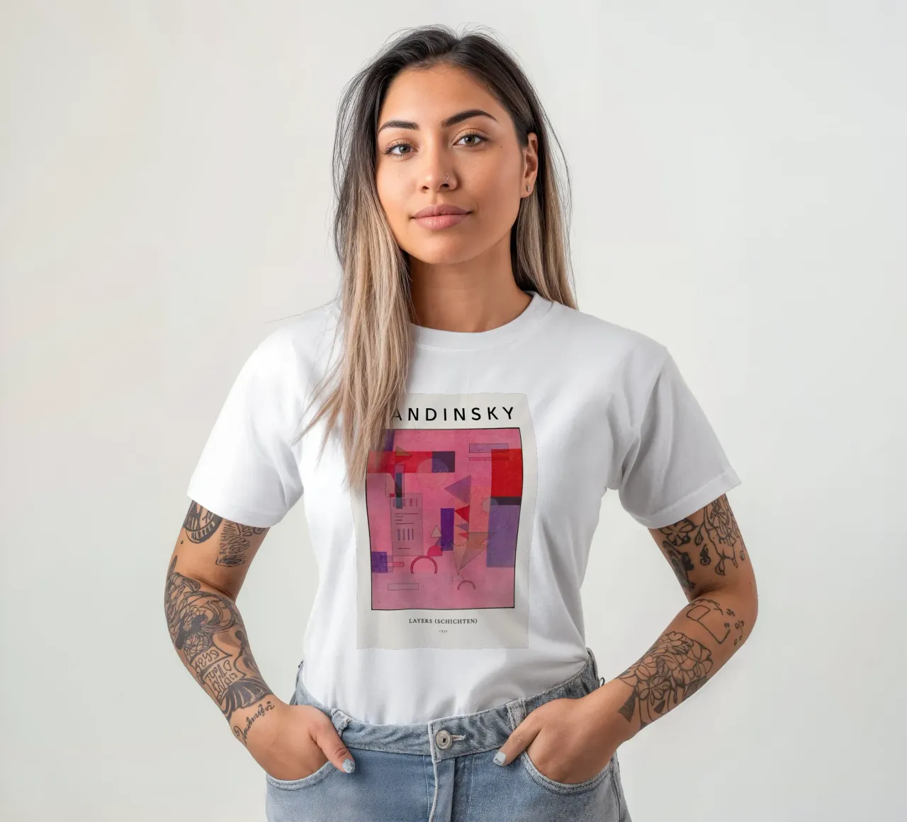 Kandinsky - Layers (Schichten) t-shirt da ARTOTHEK