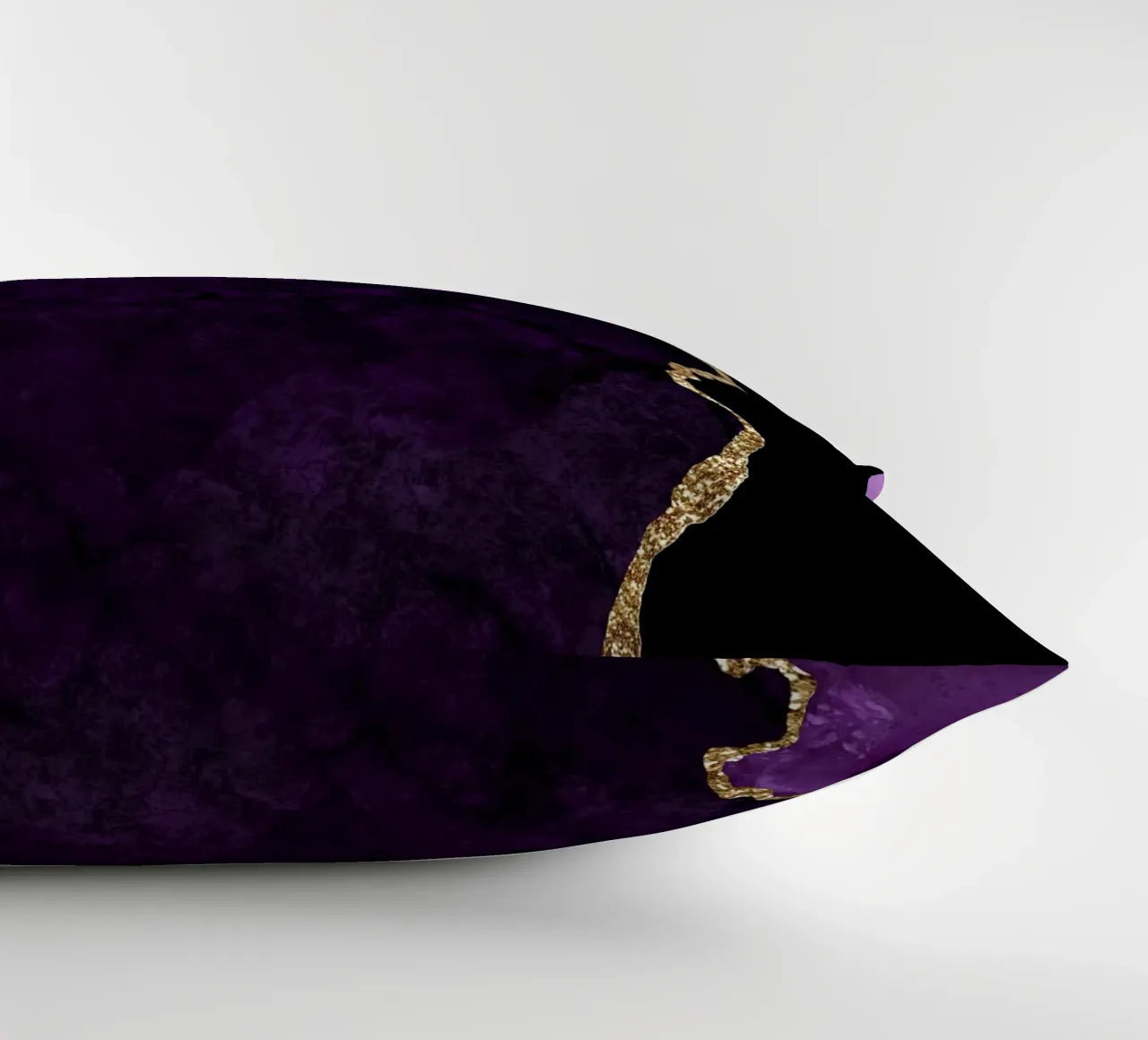 Agata viola e oro Texture 18 cuscino da Gemstone Textures