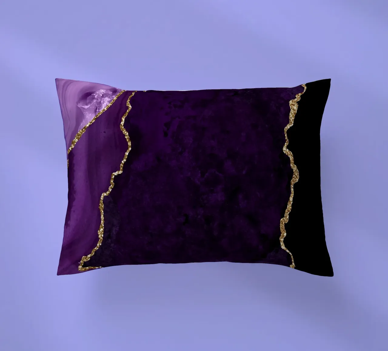 Agata viola e oro Texture 18 cuscino da Gemstone Textures