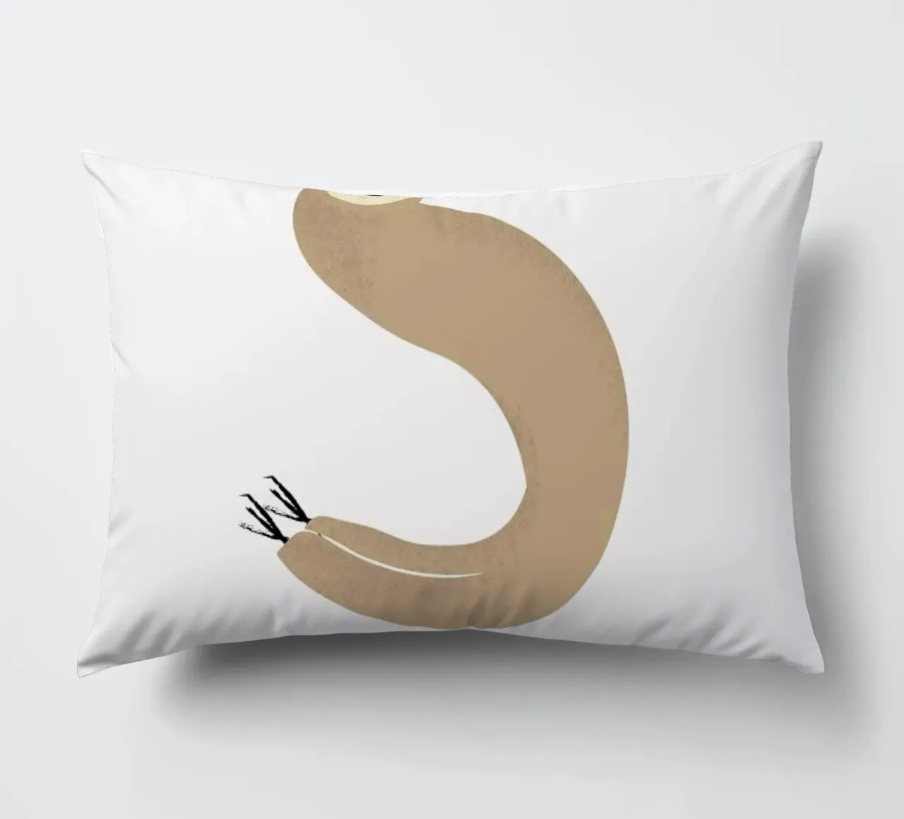 S for Sloth cuscino da Little Flourishes