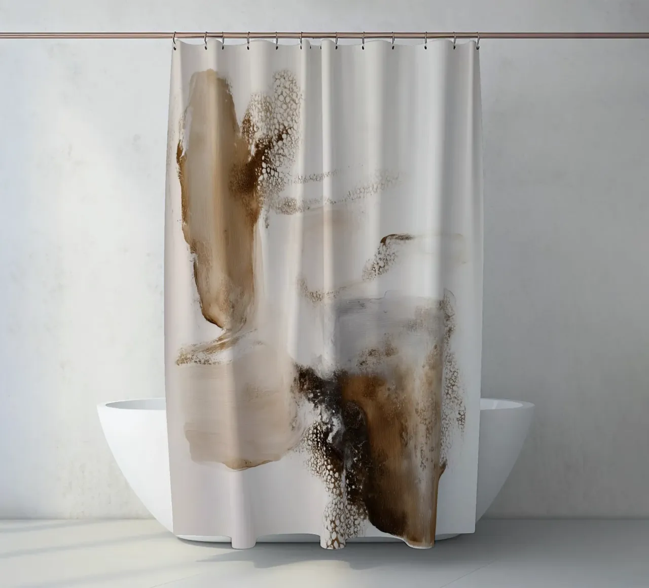 Nature abstraite Design rideau de douche de Carinaprint