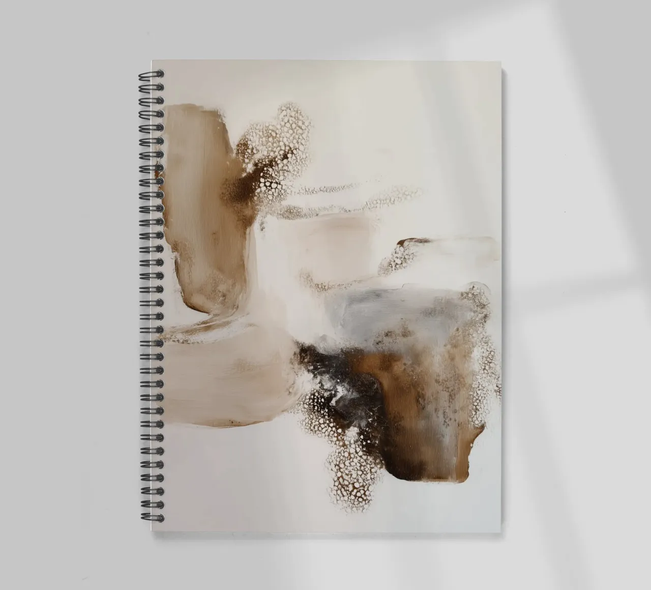 Abstract nature design spiral notebook by Carinaprint