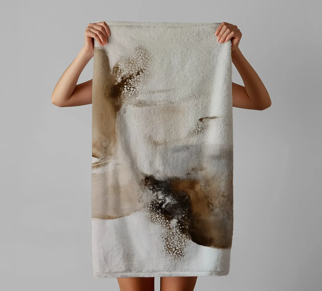 Abstract nature design towel by Carinaprint