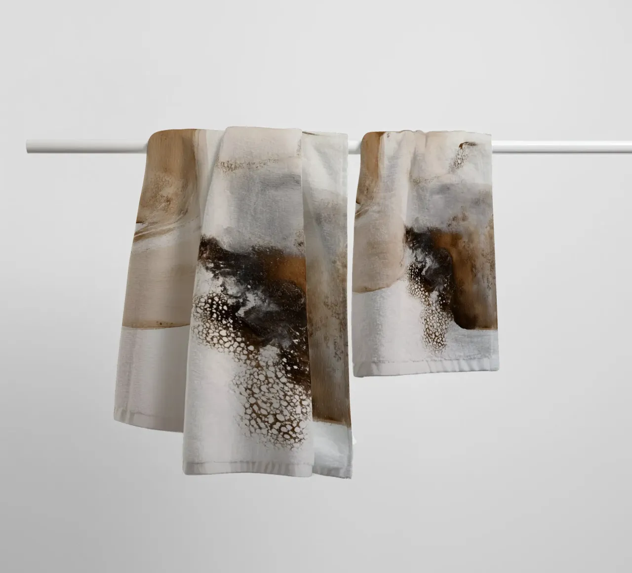 Abstract nature design towel by Carinaprint