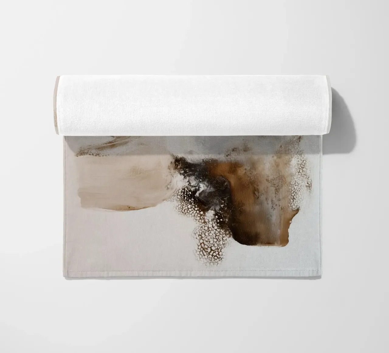 Abstract nature design beach towel by Carinaprint