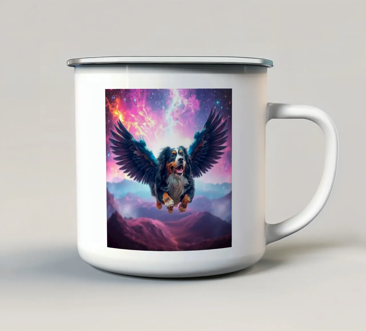 Un angelo del cielo #3 tazza in smalto da Yumis.Beargang.and.Me