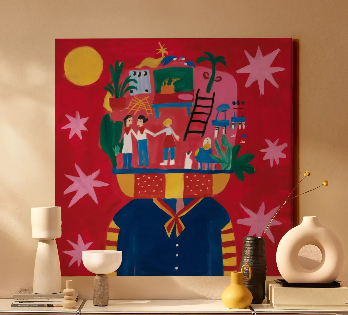 Cosmic Mindscape canvas by Lunar Templar