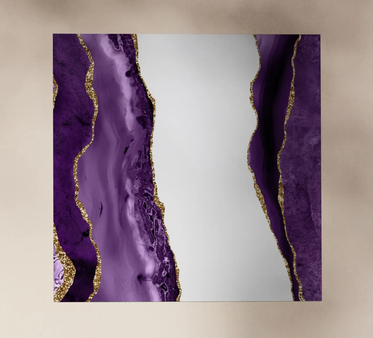 Agata viola e oro Texture 28 pellicola backlit da Gemstone Textures