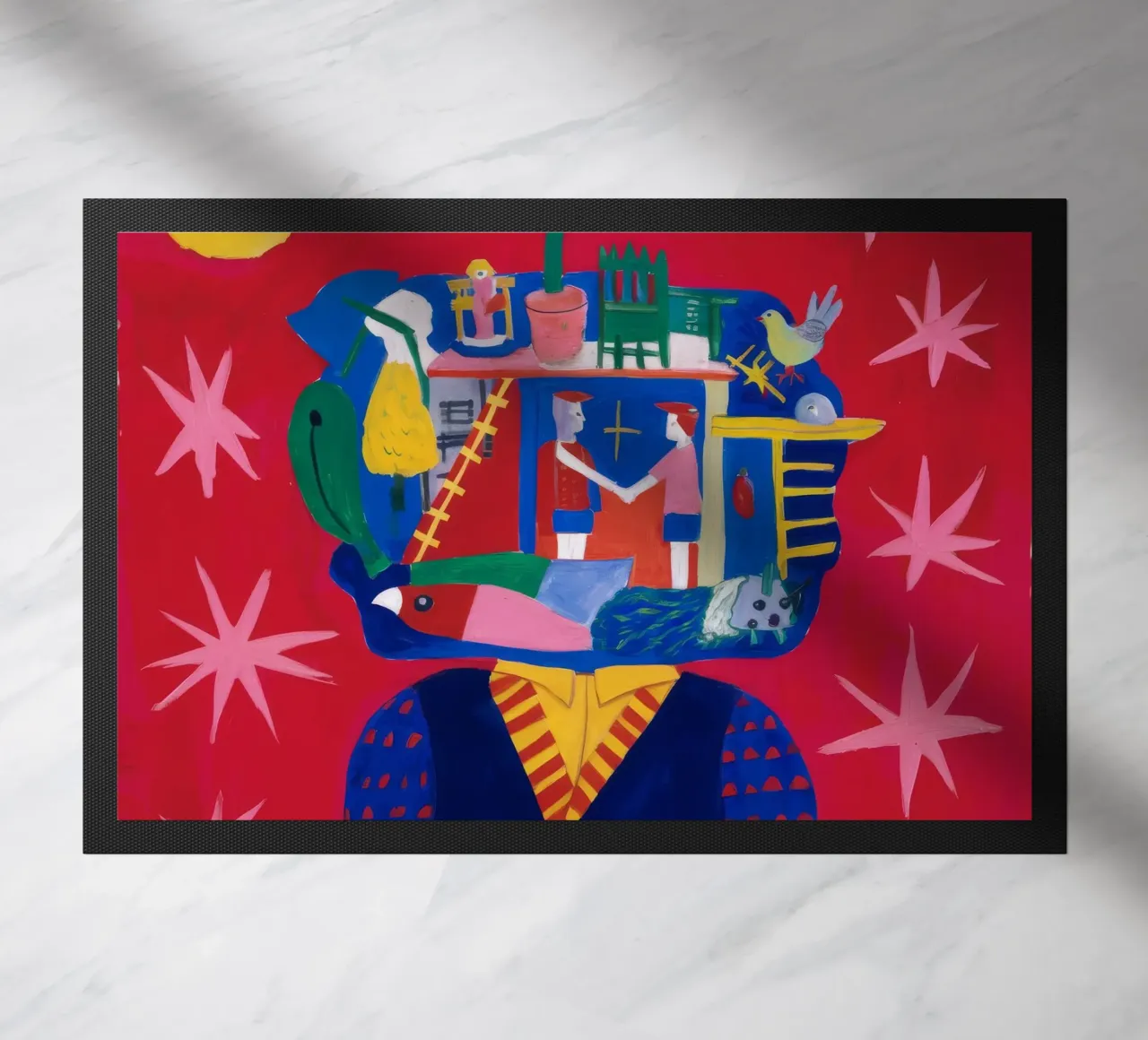 Stellar Vision doormat by Lunar Templar