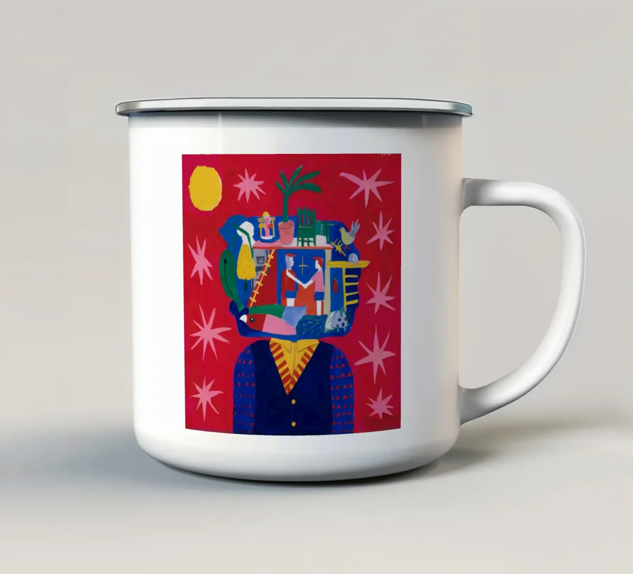 Visione stellare tazza in smalto da Lunar Templar
