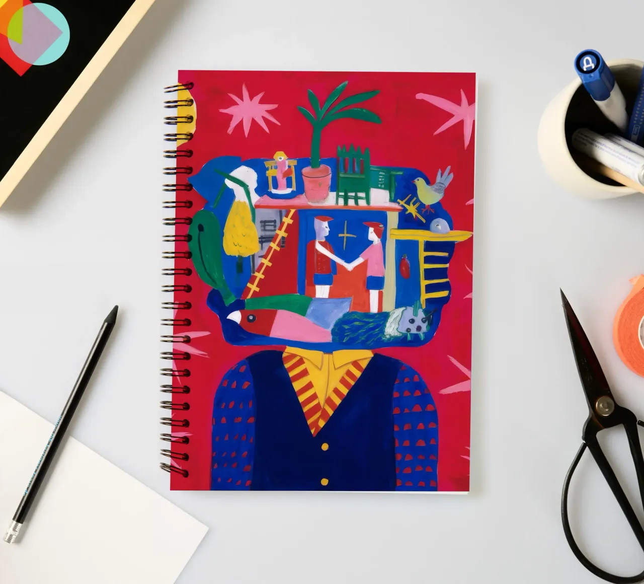Stellar Vision spiral notebook by Lunar Templar