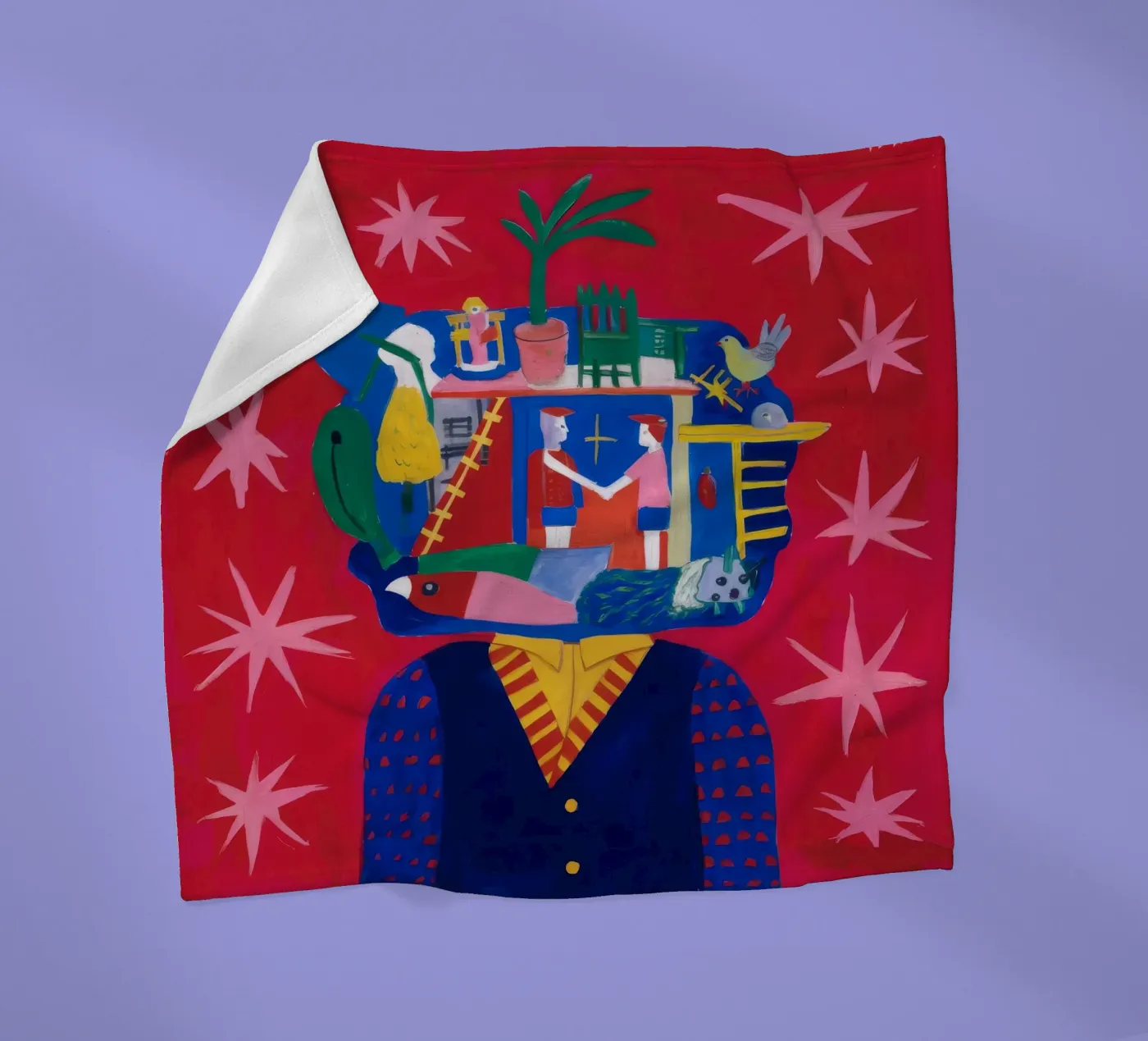 Stellar Vision fleecedeken van Lunar Templar