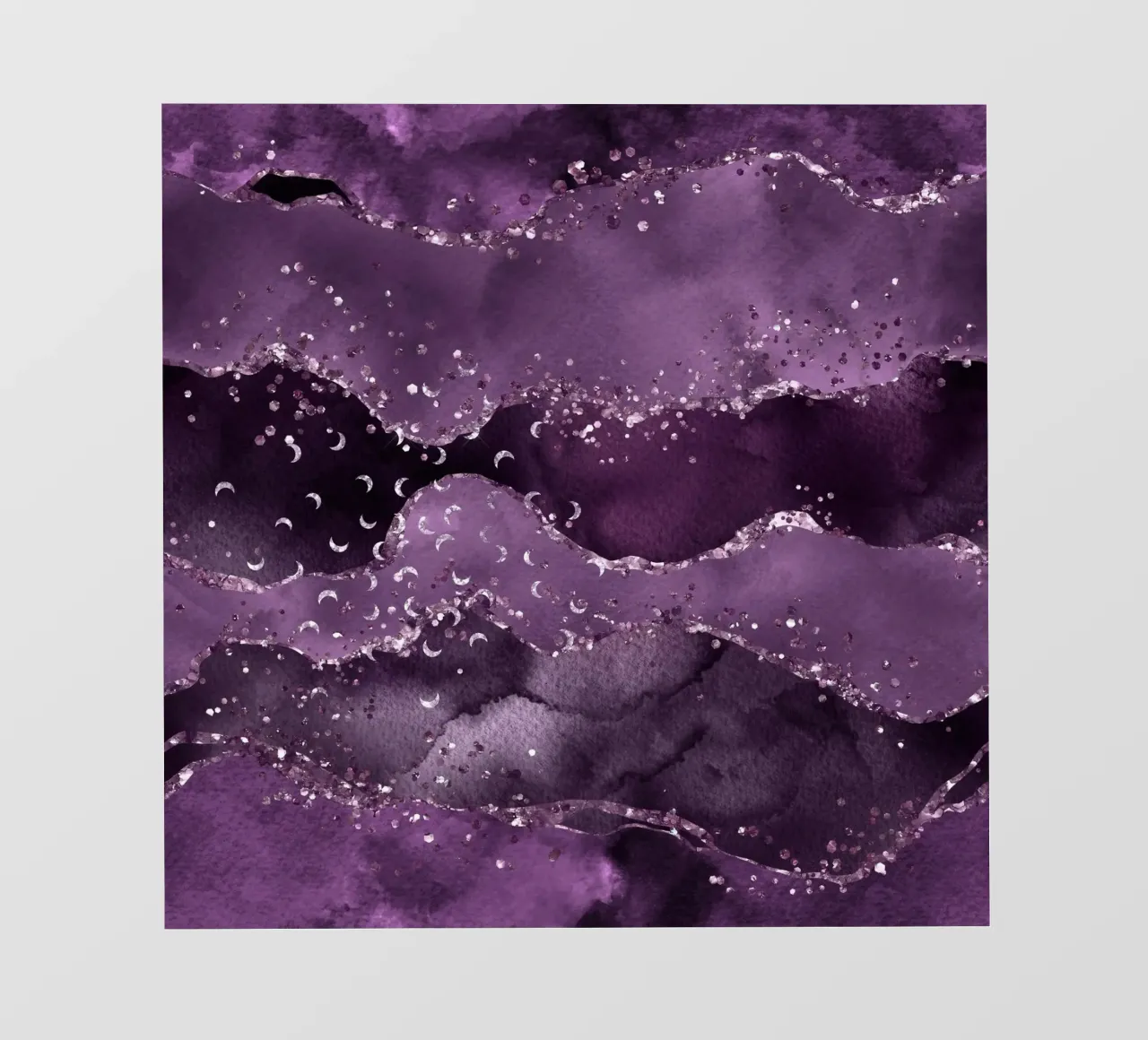 Texture Agata stellata viola 01 telo in pvc da Gemstone Textures