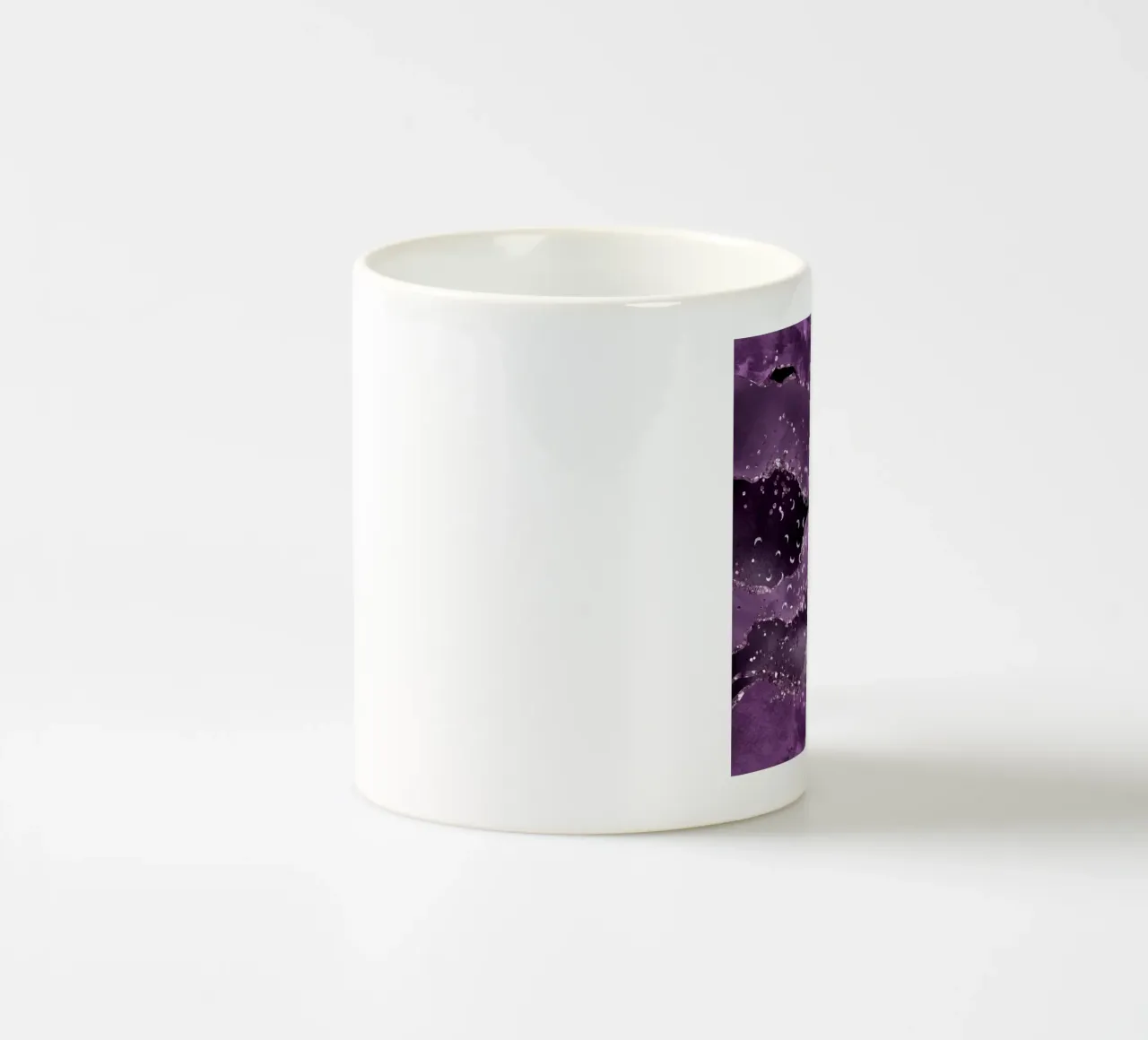 Texture Agata stellata viola 01 tazza in ceramica da Gemstone Textures