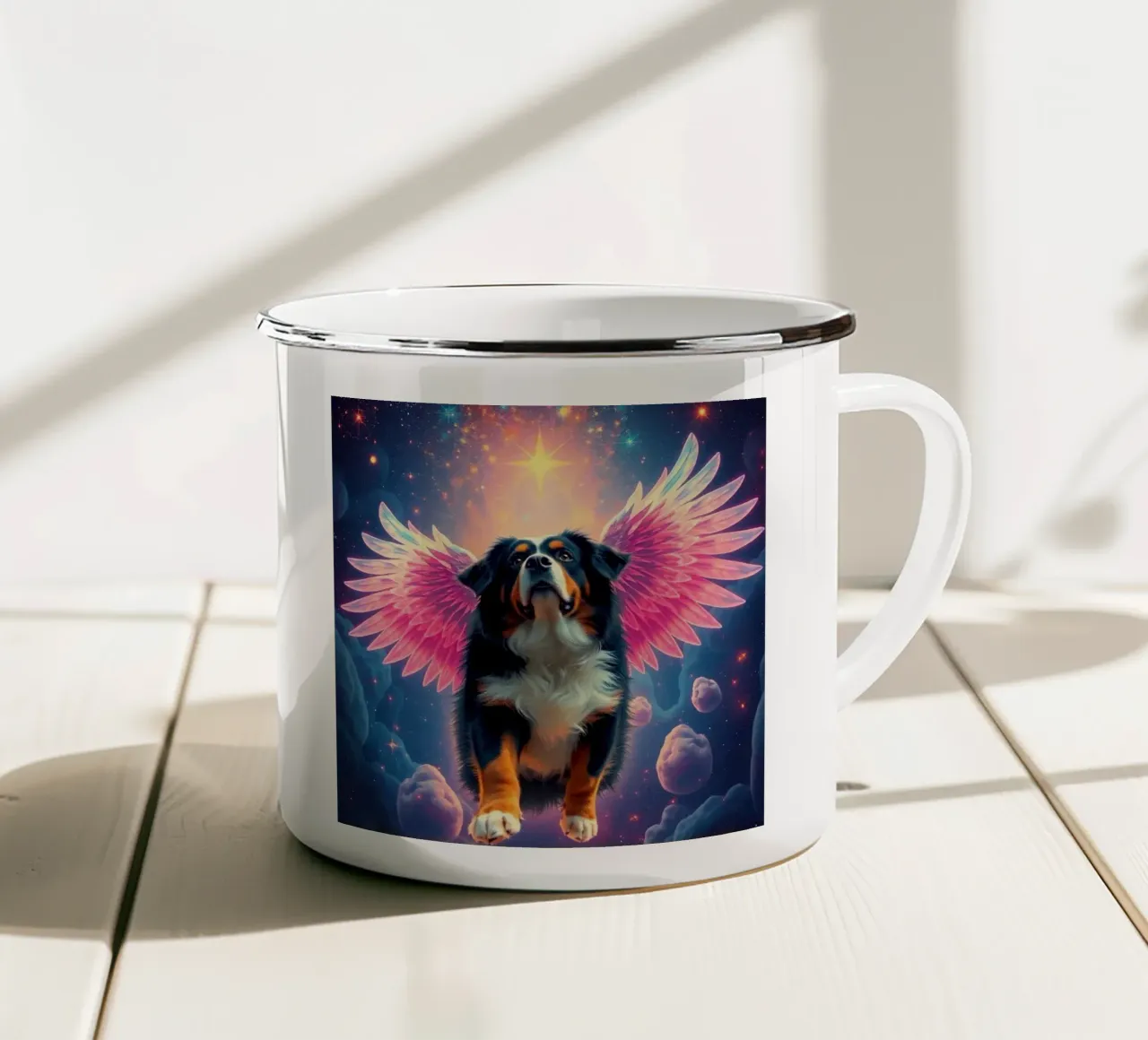 Un angelo del cielo #6 tazza in smalto da Yumis.Beargang.and.Me
