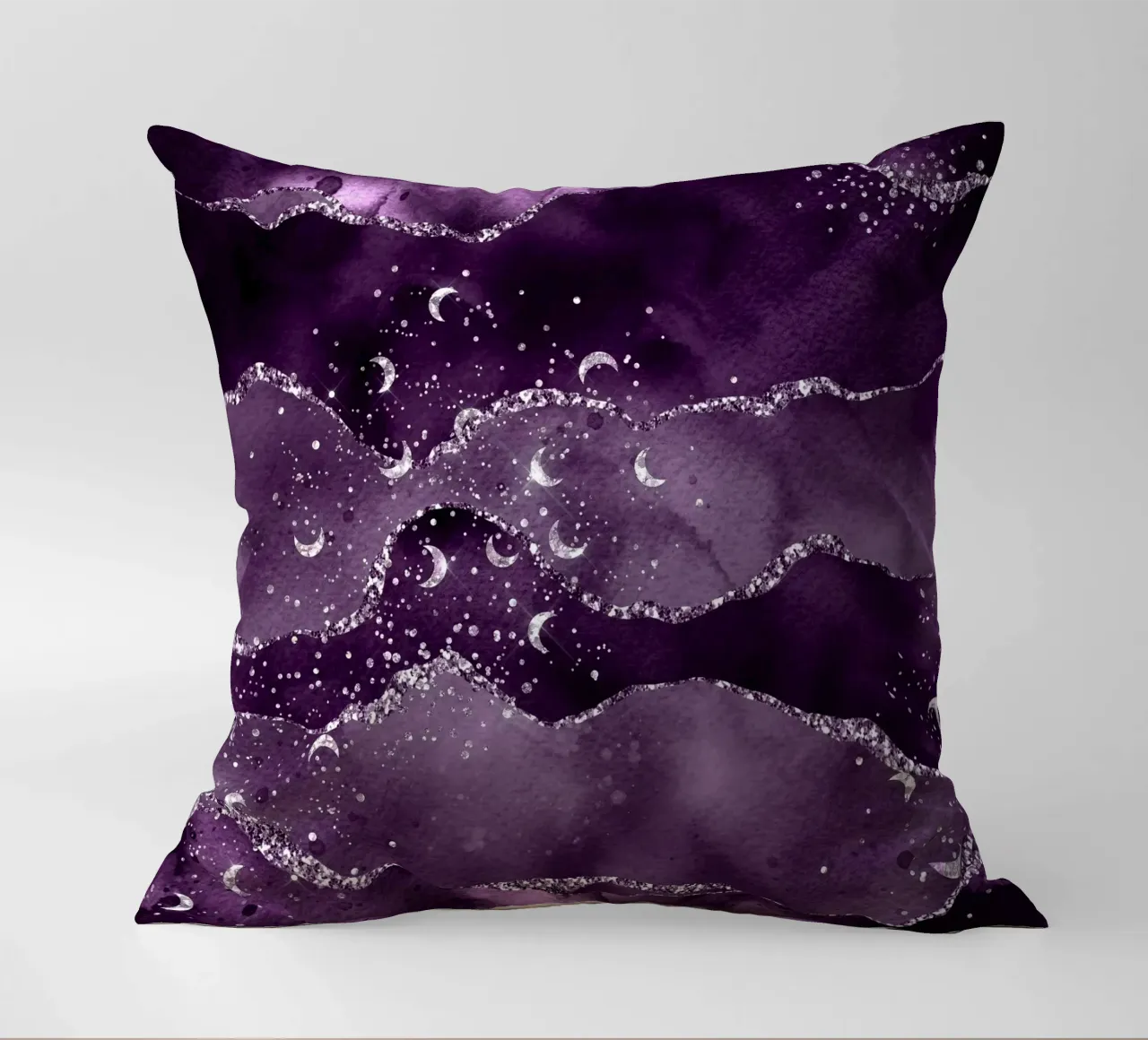 Agata stellata viola Texture 02 cuscino da Gemstone Textures