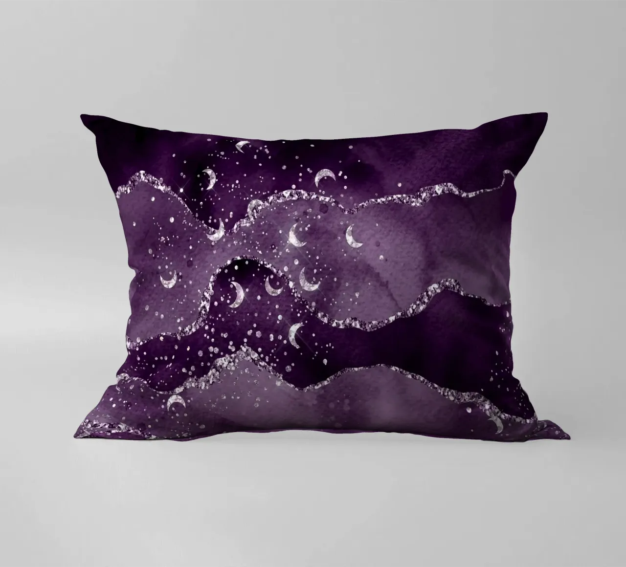 Agata stellata viola Texture 02 cuscino da Gemstone Textures